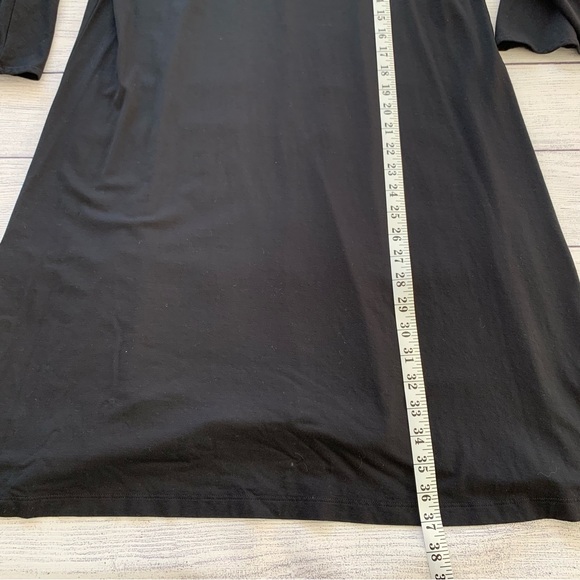 Lilly Pulitzer Ophelia Swing Dress in Onyx Black Stretch Jersey Knit - Picture 5 of 10